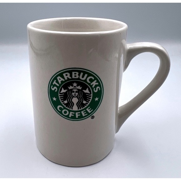 Starbucks Coffee Ceramic Mug 10 oz White Logo Cup‎ 2008 - Picture 2 of 5